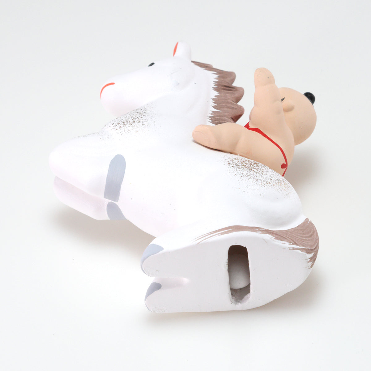 (土鈴) 飛躍わらべ 午 丸台|京都 和モダン 干支置物