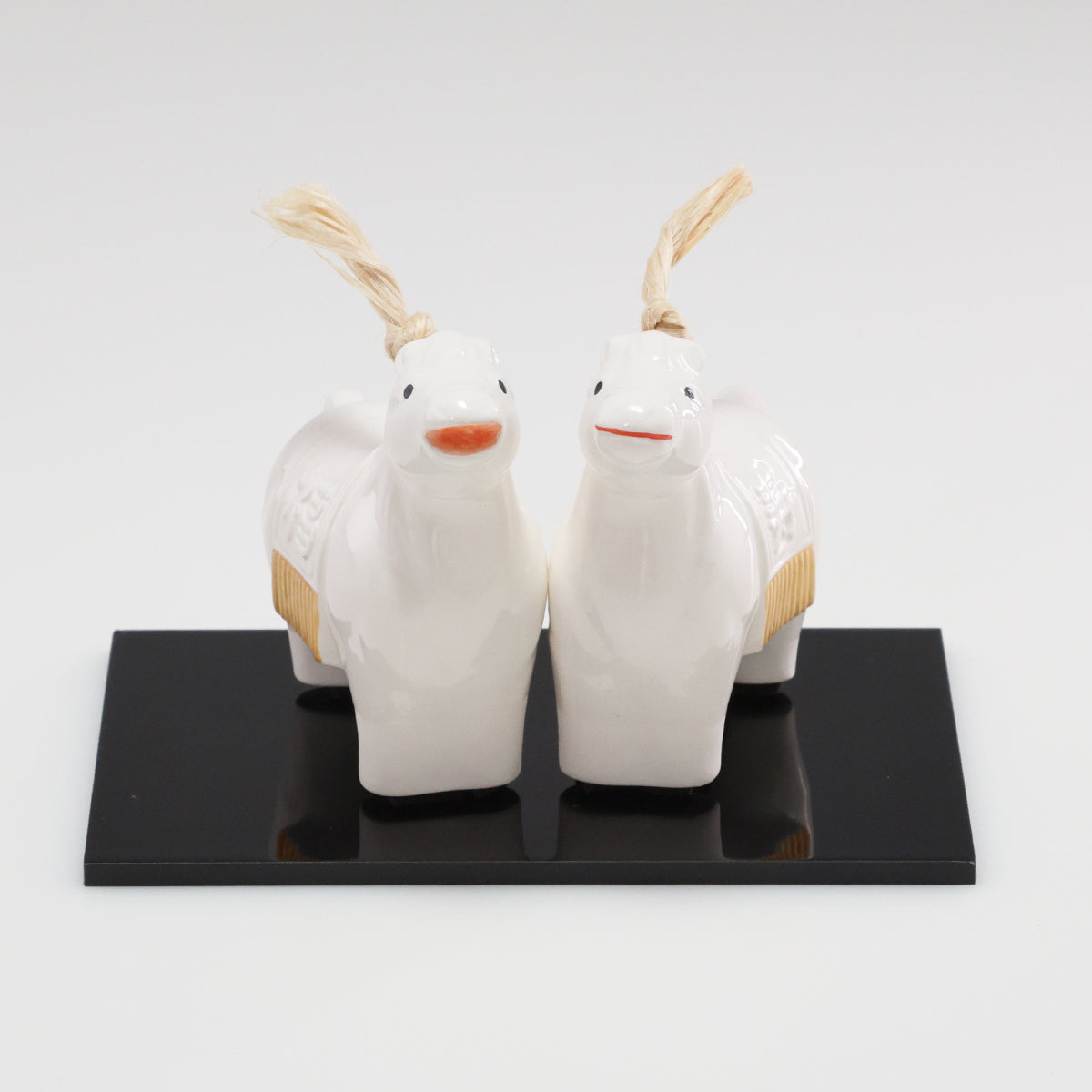 (京焼土鈴)あ・うん 午 | 京都 和モダン 干支置物