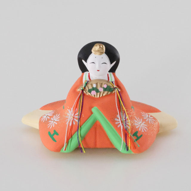 洛彩雛 座 雛壇 お雛さん｜京都 和モダン 陶器雛人形