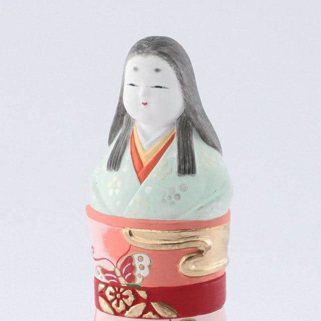 南画　碇南嶺 南嶺　雛　立雛　縁起物　雛人形　掛軸 立雛 鳳凰 博嶺作｜京都の雛人形・手描き彩色 和モダン – 土田人形
