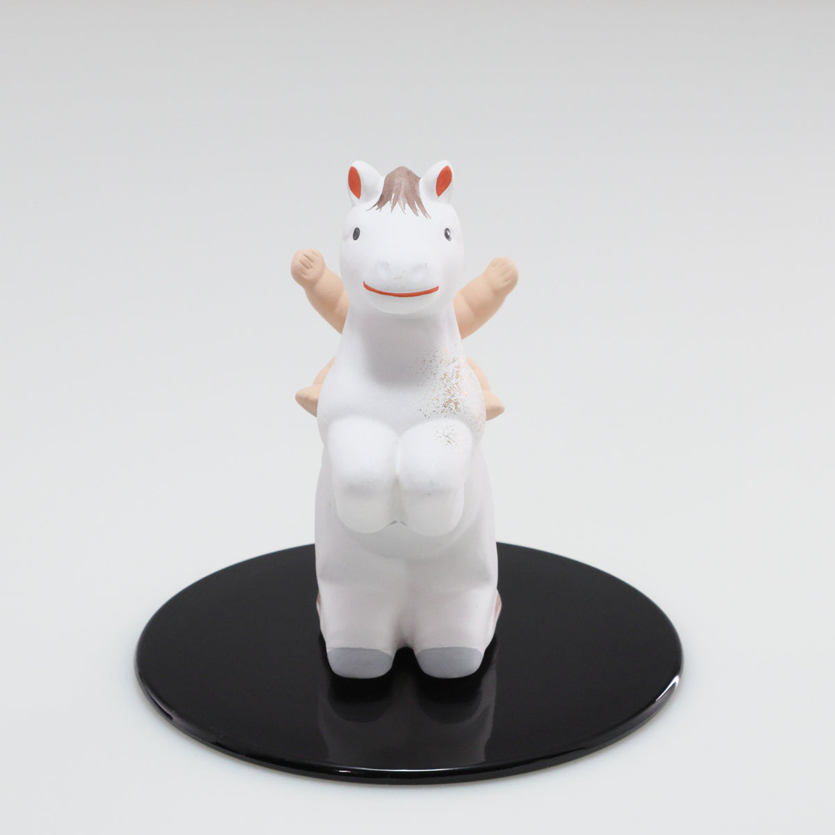 （土鈴） 飛躍わらべ 午 丸台｜京都 和モダン 干支置物