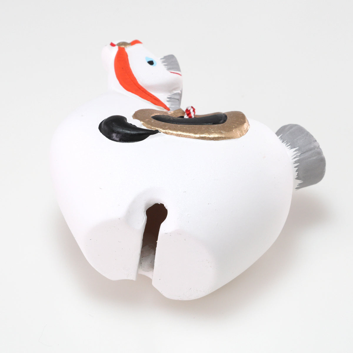 土鈴 出世午 丸台｜京都 和モダン 干支置物