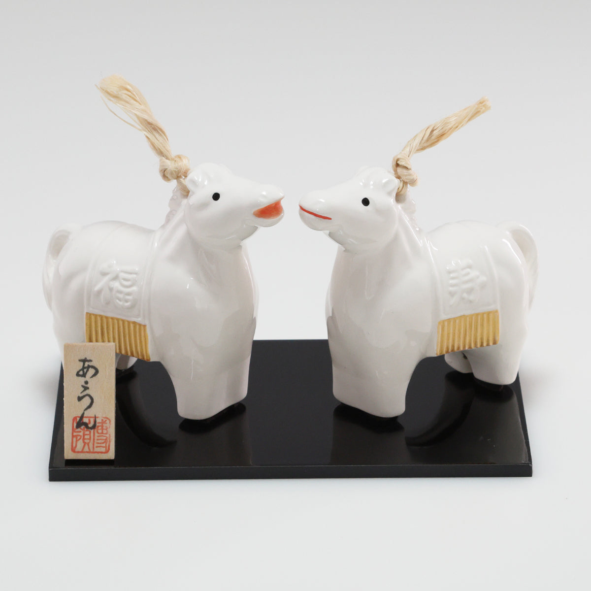 （京焼土鈴）あ・うん 午 | 京都 和モダン 干支置物