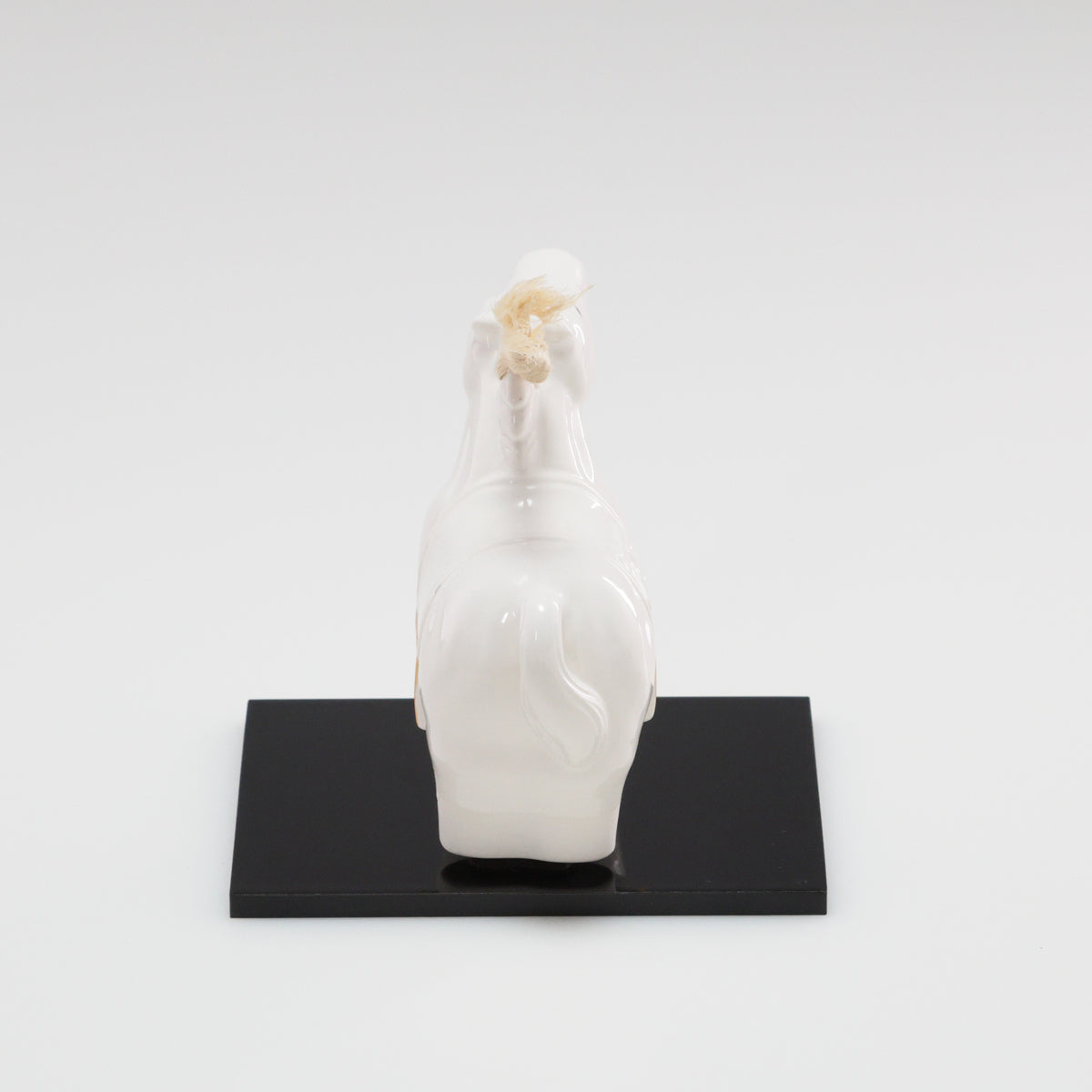 （京焼土鈴）あ 午 | 京都 和モダン 干支置物 白