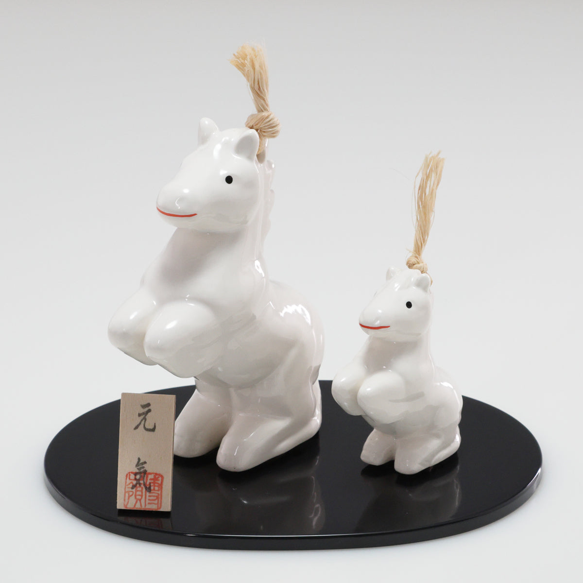 （京焼土鈴）元気親子 午 | 京都 和モダン 干支置物