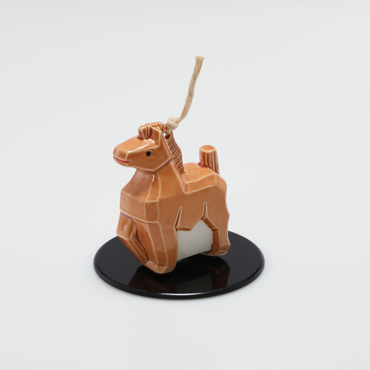 （京焼土鈴）木彫午 | 京都 和モダン 干支置物