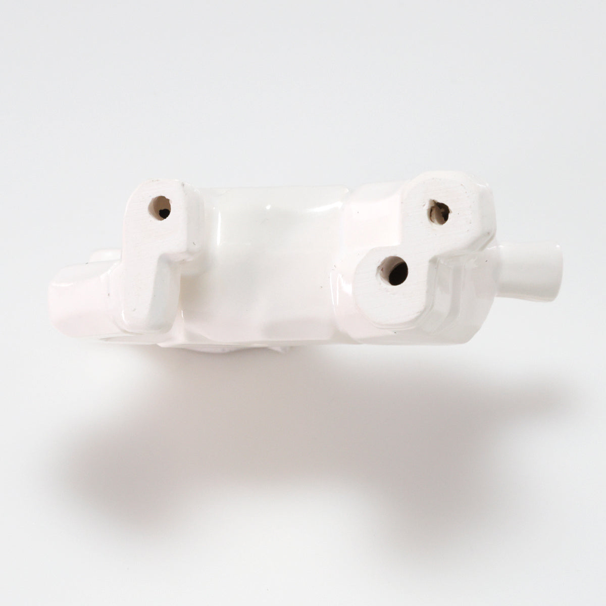 （京焼）木彫進馬 | 京都 和モダン 干支置物 白 茶